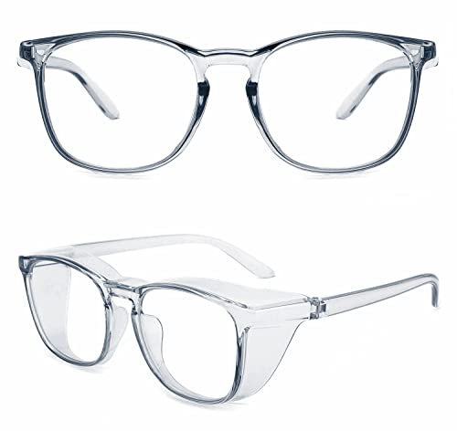 Alsenor Safety Glasses Anti Fog Goggles Protective Eyewear Blue Light Blocking Anti Dust UV Protection Glasses For Men Women