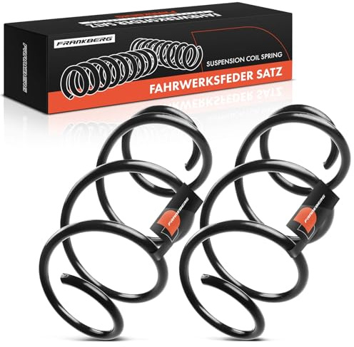 Frankberg 2x Federn Fahrwerksfeder Vorderachse 540107646R | Kompatibel mit Clio IV BH, Clio IV Grandtour KH