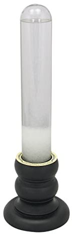 Sturmglas in Säulenform Wetterstation Holz/Glas Ø=4cm Sea-Club
