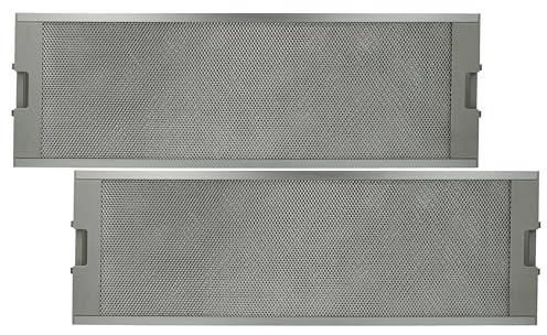 vhbw 2x filtro anti-grasso sostituisce Europart 804080 per cappa da cucina, metallo