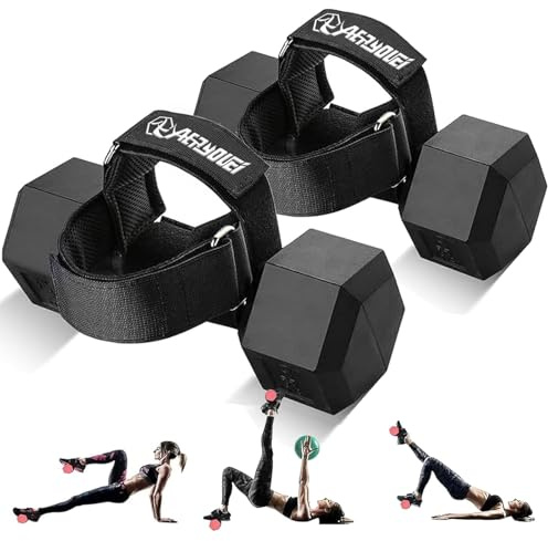 Dumbbell Foot Attachment, Tibialis Trainer, Adjustable Ankle Weights, Leg Workouts at Home for Hip Flexors,Ankle Straps for Weight Lifting,Shin Splint,Hamstring Curls,Leg extensions,Home Gym Equipment