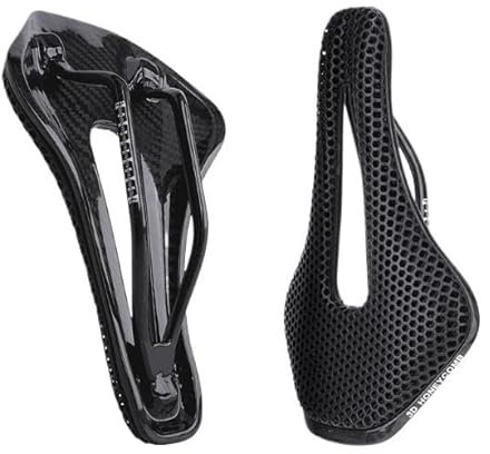wanhaoaony Fahrradsattel Carbon Fiber Ultraleicht Fahrrad Sattel Hohl Faser Komfortable Atmungsaktive MTB Mountain Road Fahrrad Radfahren Sitz Fahrradsattel Herren(Color:T-40)