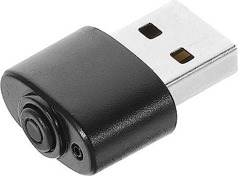 jojofuny Dispositivo para Mover Ratón USB Indetectable Portátil para Usuarios De Ordenador Compacto Funcional Anti Bloqueo Portátil Color Negro