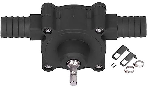 Wasserpumpe mit Hoher Durchflusskapazität, Große Stabilität für Elektrische Bohrmaschinen für Öl, Selbstansaugende Tragbare ABS-Wasserübertragungspumpe mit 6, 35 Mm
