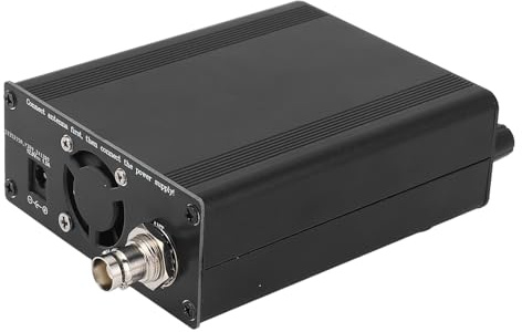 Trasmettitore FM 12V Trasmettitore di Modulazione di Frequenza Stereo 76-108MHz 1W 5W con Jack Udibile per Microfono 3,5 Mm Massimo 10KM