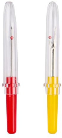 MIETONG 2 Pezzi Ripper di Cucitura - Taglia-asole per Cucito Taglia-Cuciture DIY Separatori per Frecce Strumenti per Cucire per Cucire, Rimuovere Fili (Giallo + Rosso)