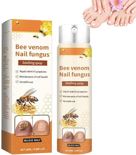 Fungibee Advanced Nail Repair Spray, Spray Lenitivo Al Veleno D'api Per Unghie Dei Piedi, Adatto Per Unghie Deboli E Danneggiate. (1pcs)