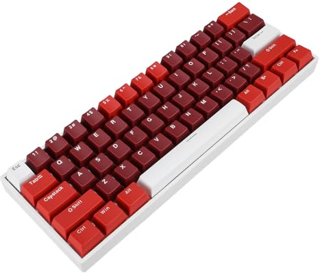Acouto 61 Teclado Mecánico Teclado 60 por Ciento Switch Blue RGB Retroiluminado con el de con Cable Ergonómico Ergonómico con Cableado