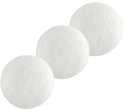 H&C VENT luftfilter Ø 125 mm 3 stycken │ polyester DN125 │ Ersättningsfilter för fläkt och ventilationssystem med värmeåtervinning, vardagsrumsventilation och badrumsfläktfilter │ köksfläkt filter DN