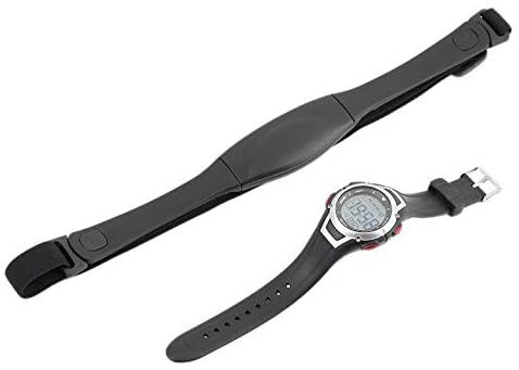 Orologio digitale con cinturino toracico con cardiofrequenzimetro | Cinghia toracica wireless, display digitale