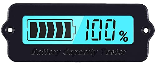 DollaTek Batteriemonitor Spannungskapazitätstester Blei-Säure-Batterie 12V ~ 60V Eisen-Lithium-Batterie Spannungskapazität Prozentanzeige - Blau