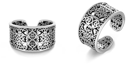 Filigran öronvärmare sterlingsilver keltisk knut öronklämmor inte genomträngande brosk örhängen boho smycken gåvor för kvinnor, Ingen ädelsten