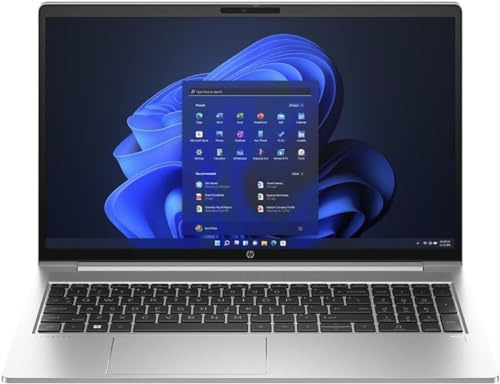 HP ProBook 450 G10 Business Laptop 15,6 FHD Intel i7-1355U 16GB RAM 512GB NVMe, Wi-Fi 6, RJ-45, Webcam, HDMI, tastiera retroilluminata, Win 11 Pro - Argento