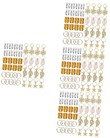 Baluue 320stücke Haarschmuck Für Zöpfe Dreadlocks Und Haarschmuck Clips Metall Cuffs Für Frisuren Robust Und Wiederverwendbar Für Verschiedene Anlässe