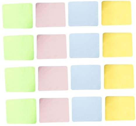 BEBEMOKO Glasses Cleaning Cloth 20 Pieces Microfiber Face Cloth for Eyeglasses Screens and Delicate Surfaces