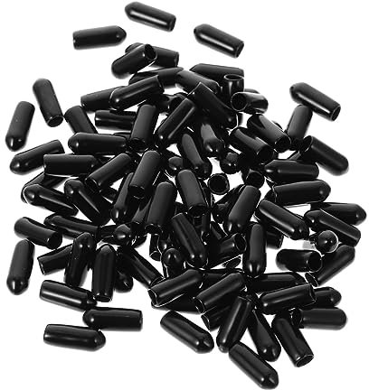 Ipetboom 100pezzi Tappi Gomma Per Cerchietti Accessori Per Coperture Per Estremità Di Fasce Per Materiale Di Alta Qualità e Facile Da Usare