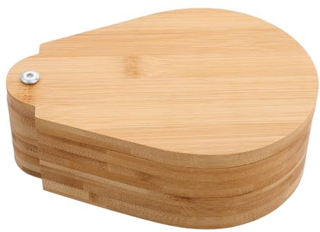 PRETYZOOM Cajita De Madera Para Almacenar Sal y Especias Contenedor De Azúcar De Tres Con Tapa Para Cocina y Barman y Bonito Para Uso Cócteles y Mar