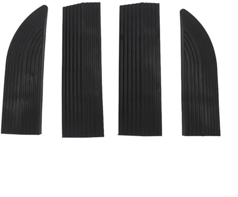 Bodenschutzrampe für Saugroboter, passend für verschiedene Schwellenhöhen (Höhe 1,6 cm, schwarz)