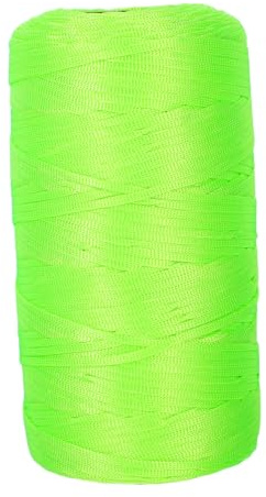 Yardenfun Cuerda Trenzada Verde Cordel De Albañilería Resistente Intemperie Para Marcado De Propiedades y Paisaje Exterior Uso Reutilizable 34 Metros