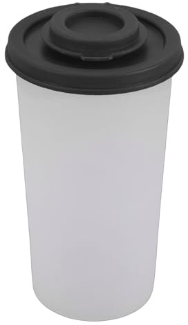 Blaihild Saliera e Pepiera con Coperchio Sigillato a Prova di Perdite per la Casa e l'esterno Contenitore in Plastica Trasparente Leggero per Campeggio, Picnic, Barbecue