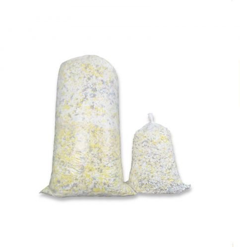 Fränkische Schlafmanufaktur 10kg Polyurethan - Kaltschaumflocken, Schaumstoffflocken für Kissenfüllungen, Basteln