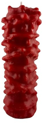 Aromasenses - Vela 1000 Nudos Roja - Velas Esotéricas para rituales varias formas y colores - Fuerza - Vitalidad - Tumba Trabajos - Atar y Cortar Amarres - Rompe Traumas - Desarrollo Personal