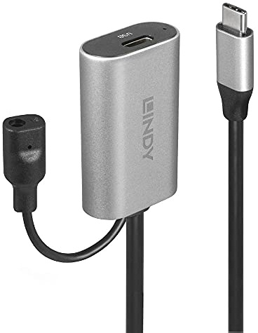 Lindy USB 3.1 Aktiv-Verlängerung Typ C/C M/F 5m