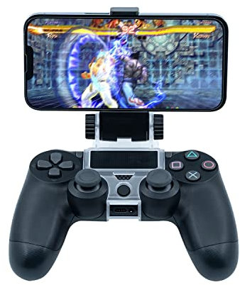 Mcbazel PS4 Smartphone Clip Halterung für PS4/ PS4 Slim/ PS4 Pro Controller – Handy Halterung Zubehör für PlayStation 4