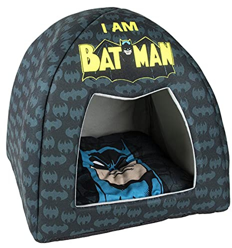 CERDÁ LIFE'S LITTLE MOMENTS - for Fan Pets | Batman Katzen und Hundebett Kleine Hunde - Offizielle DC Comics Lizenz, Mehrfarbig, Einzelgröße