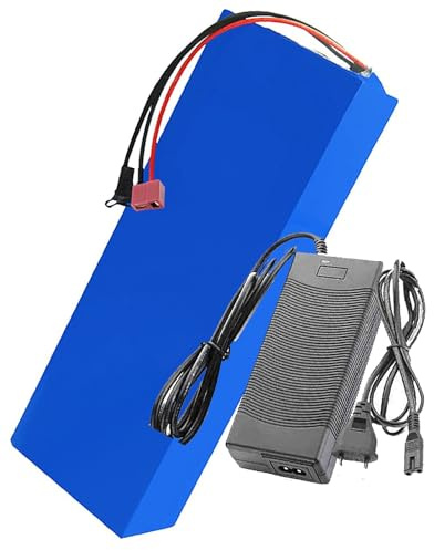 Batería De Iones De Litio para 48V 10/12/15/20AH Batería De Alta Potencia Batería Impermeable para 150W 250W 350W 500W 750W 1000W Motor [Clase De Eficiencia Energética A] 48V12AH,T