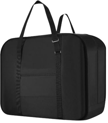 Ruwshuuk Faltbare Fahrrad-Tragetasche, Aufbewahrungstaschen, Transport, Fahrradtasche, 50,8 cm, faltbare Fahrradtasche, Fahrrad-Transportkoffer, Aufbewahrung, Organizer, Fahrradzubehör, Schwarz ,