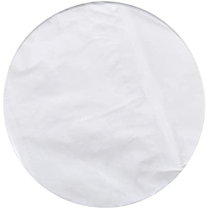 Mikinona 2pack Round Non-Stick Baking Paper BBQ Silicone Oil Paper Easy Use Portable for Home Kitchen Camping