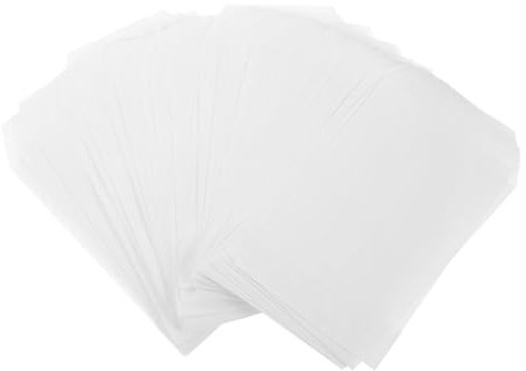 PartyKindom 100pièces Lot De Sachets Alimentaires Papier Sacs Sachets Plats à Biscuits à Bonbons Et Pâtisseries