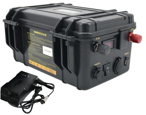 SSCYHT Thruster Battery 24V 12V 60AH 80AH 100AH 120AH 150AH 200AH Rechargeable Replacement Lithium Battery for Marine/Trolling Motor Battery with Charger,12V 200AH