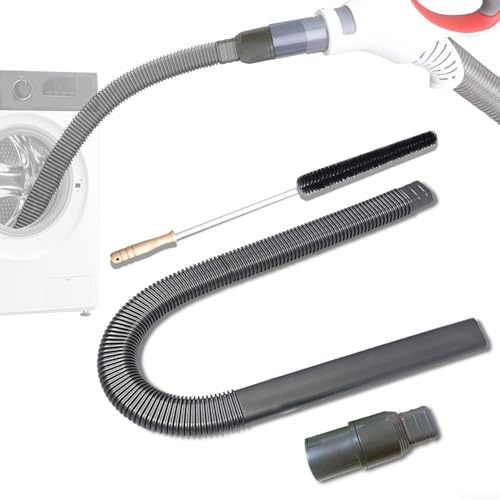 2 Piece Dryer Vent Cleaner Kit, Vacuum Hose Attachment and Lint Brush for Shark NV350, NV351, NV352, NV353,NV360,NV500 Removes Lint and Debris