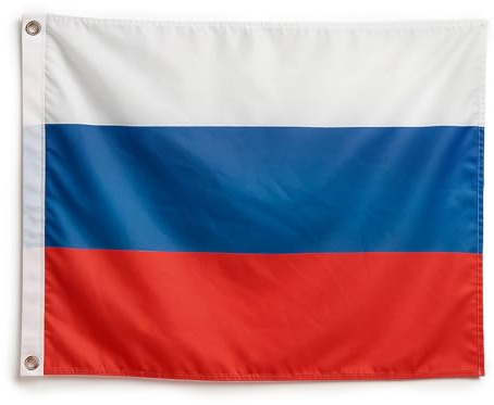 Murago - Russland Fahne ca.150x90 cm mit Ösen - russische Flagge große Hissflagge Nationalflagge