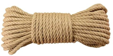 MOTHNUR Corda di Canapa Naturale per Tiragraffi per Gatti Corda Multifunzione Tagliabile Accessorio per Gatti per Lavori Fai da Te e Protezione da Graffi