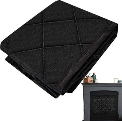 Birtern Kamin-Zugluftstopper, magnetische Wärmeblocker-Decke, isolierter Kaltluftschutz, für Zimmer, Weihnachten, Winter, Sommer, Wohnzimmer, Schlafzimmer, Innenbereich