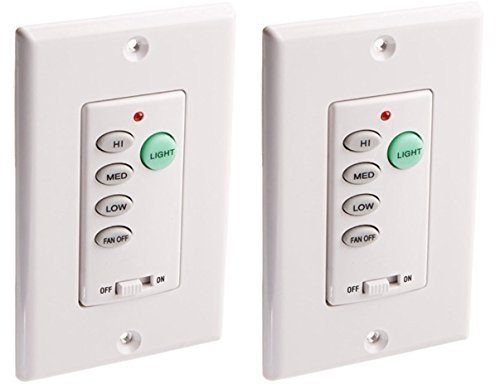 Westinghouse Lighting Westinghouse Wireless Ceiling Fan and Light Wall Control (2 Pack)