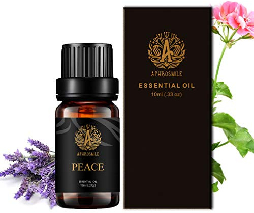 100% reiner Peace ätherisches Öl für Diffusoren, 10ml Aromatherapie Peace ätherisches Öl für Luftbefeuchter,e Peace ätherisches Öl - Lavendel,Geranie,ätherische Sandelholzölmischungen