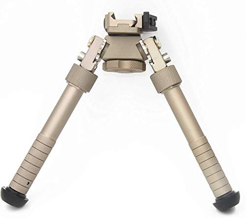 NC Bipied A Dégagement Rapide Rotatif Et Inclinable A 360 Degrés, Trépied Pliable A Glissière Tactique Picatinny Réglable De 6 A 9 Pouces