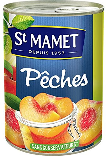 St Mamet Frutas en almíbar melocotón