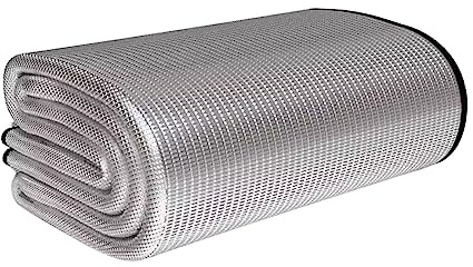 Harilla Schaum-Schlafmatte, Campingdecke, langlebige Aluminiumfolie, Schlafmatratze, Mattenpolster, Faltbare Isolierung, Zeltunterlage für Camping, 200cmx300cmx0,5cm