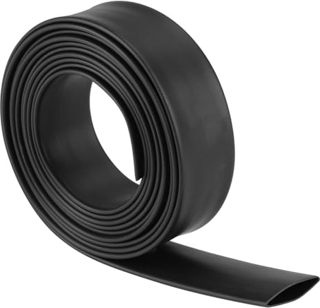 16 mm x 2 m Schrumpfschlauch 4:1 Schrumpfverhältnis, Schrumpfschlauch mit Kleber, Wasserdicht, Schrumpfschlauch Schwarz für Kabelisolierung, Markierung, Kabelbündelung, Reparaturen