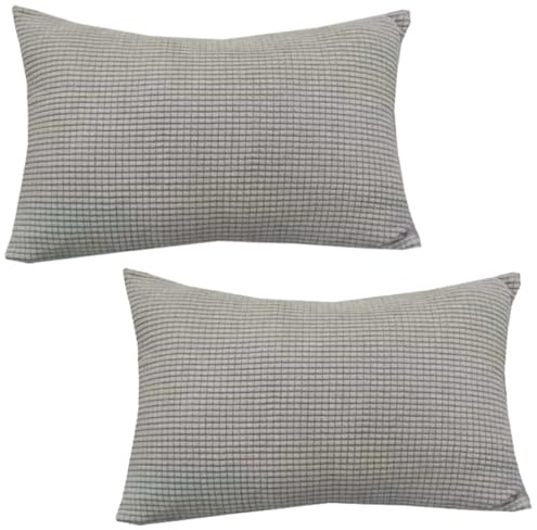 Stretch Kissenbezug 50x70 40x70 Kord Sofa Kissenbezüge 2er Set Zierkissenbezug Dekokissen Sofakissen Mit Reißverschluss Kissenhülle Zierkissenbezüge Kissen Bezug(Light Gray,50x70 cm (Set of 2))