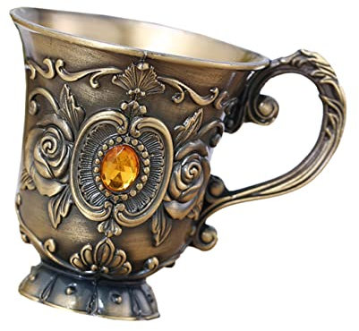 LABRIMP Cáliz De Vino Retro De Metal Copa Vintage Para Fiestas Para Vino Tinto y Champán Diseño Elegante y Duradero Para Celebraciones y Cenas Especiales