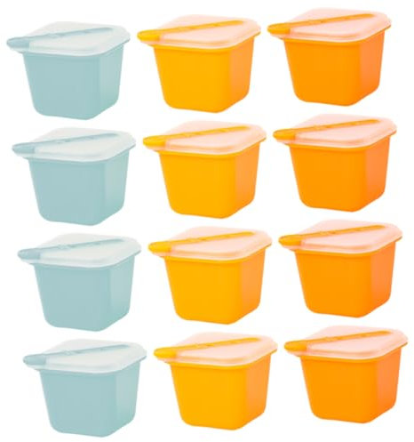 Ciieeo 12piezas Molde Para Paletas Diy De Moldes Para Helado Con Palitos Bandejas Para Cubitos De Hielo Para Hacer Helados Caseros Casa