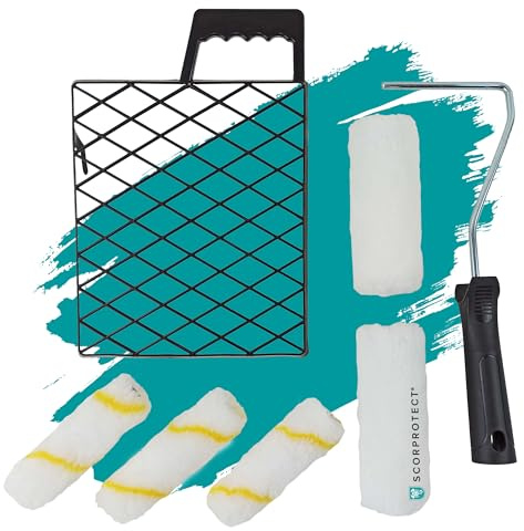 Scorprotect® Streich-Set 7-teilig mit Farbwalze und Abstreifgitter