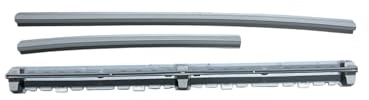 Arimeo Fensterfalzlüfter Classic CS0-CS4 schwarz,weiss,grau für Kunststofffenster mit Dichtungen (grau CS2)