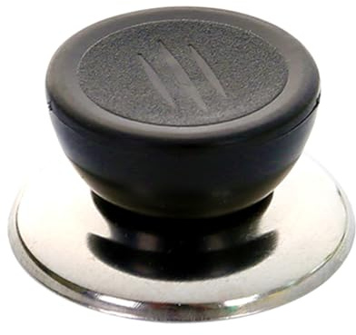 Pan-Pot Boutons de couvercle de casserole en verre | Couvercle de couvercle de poignée Pan-Pot avec base en acier inoxydable, remplacement pour ustensiles de cuisine